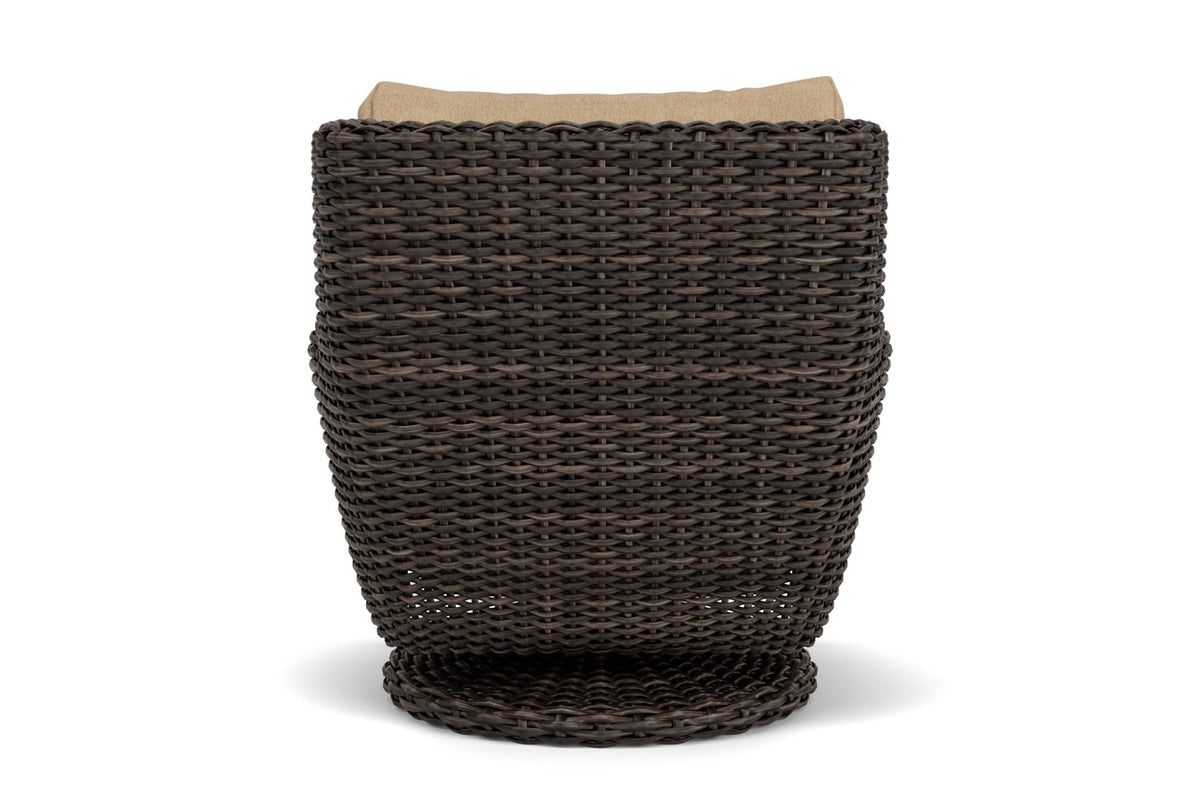 Lloyd Flanders Largo High Back Swivel Rocker with Hayden Sand fabric, view 7