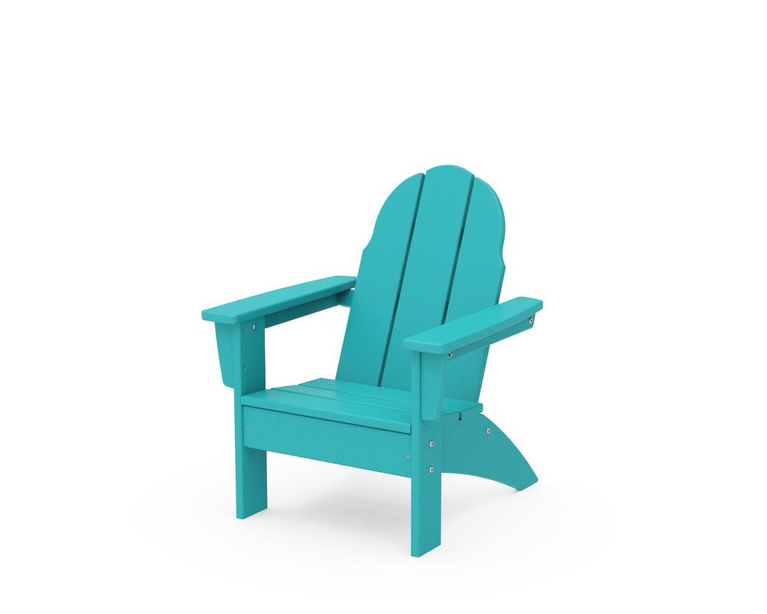POLYWOOD Kids Vineyard Adirondack Chair in Aruba