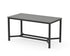POLYWOOD Main Street 36 x 72 Counter Table in Black / Slate Grey