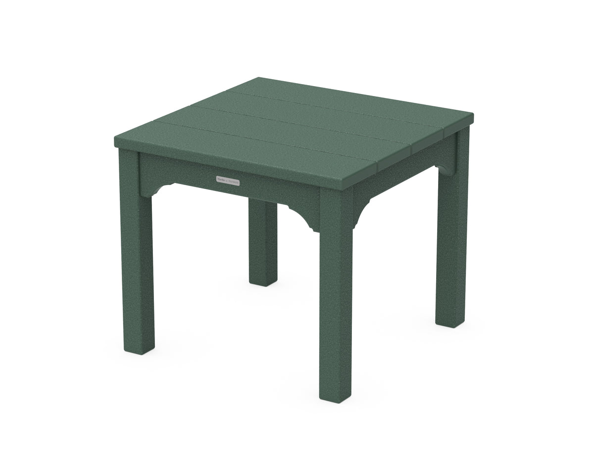 POLYWOOD Chinoiserie End Table in Green