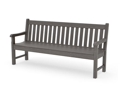 POLYWOOD Rockford 72" Bench in Driftwood