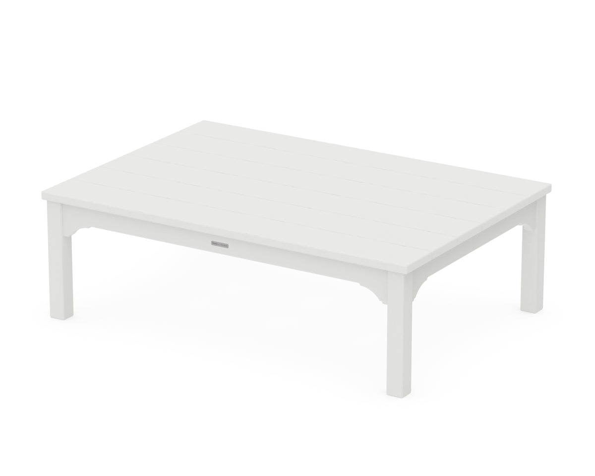 POLYWOOD Chinoiserie Coffee Table in Vintage White