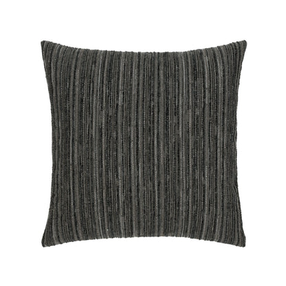 Elaine Smith Luxe Stripe Charcoal Outdoor Pillow