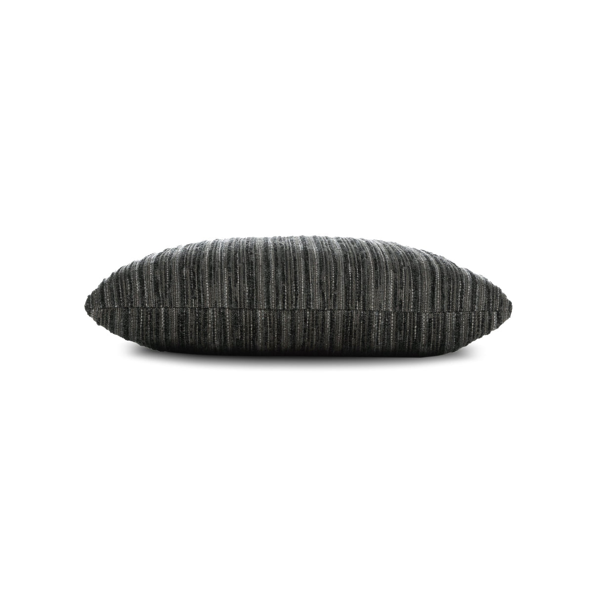 Elaine Smith Luxe Stripe Charcoal Outdoor Pillow