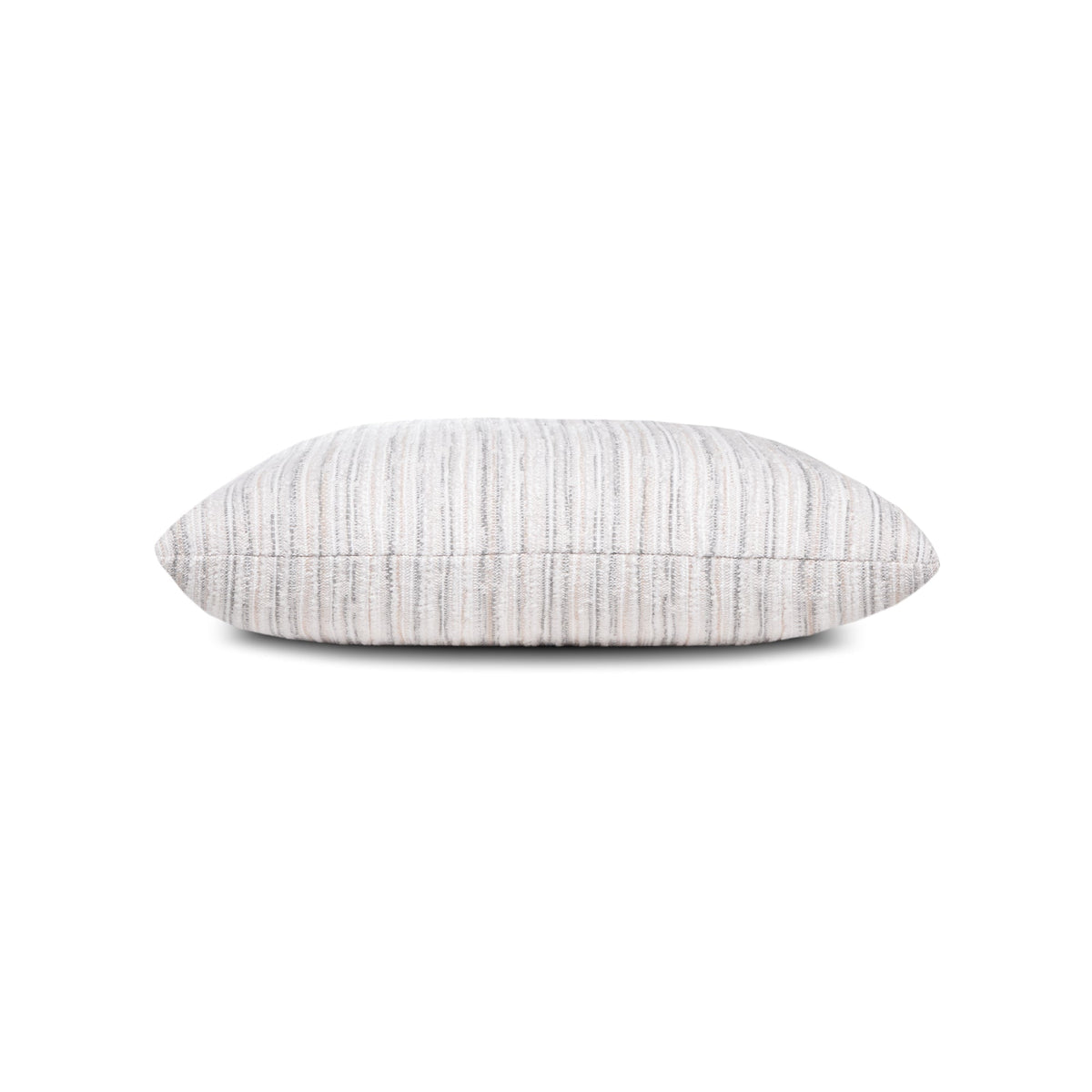 Elaine Smith Luxe Stripe Pebble outdoor pillow, beige - view 12