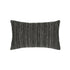 Elaine Smith Luxe Stripe Charcoal Outdoor Pillow - front
