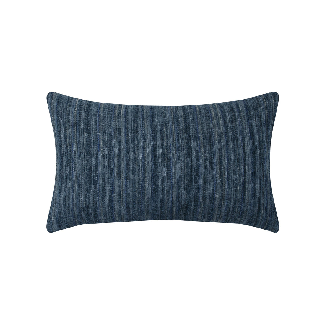 Elaine Smith Luxe Stripe Indigo outdoor pillow, navy