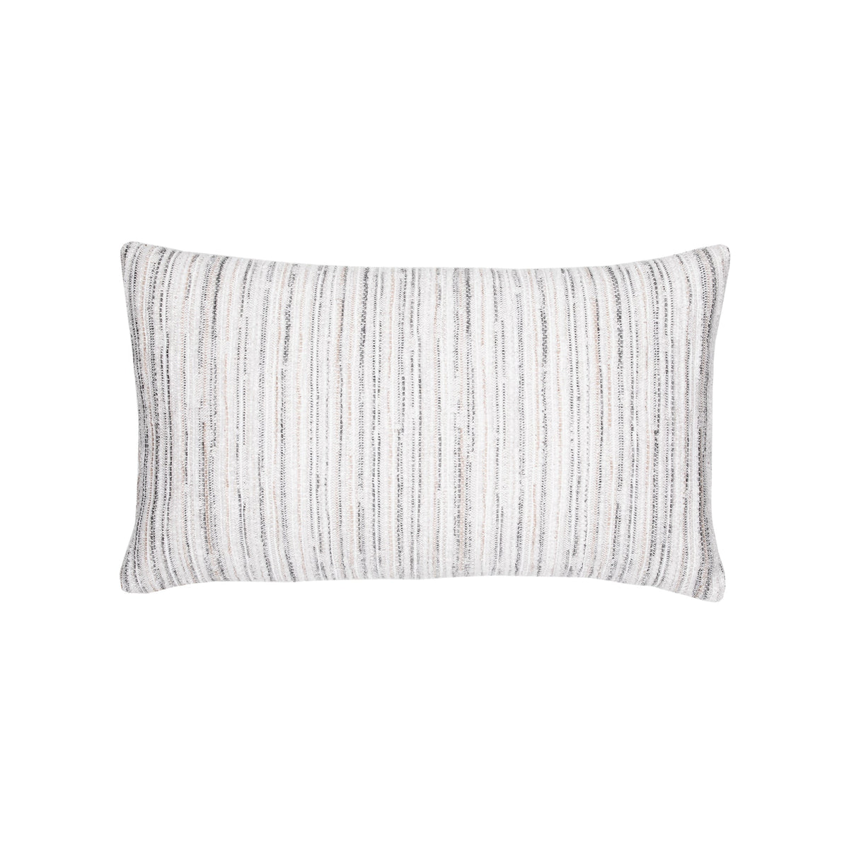 Elaine Smith Luxe Stripe Pebble outdoor pillow, beige