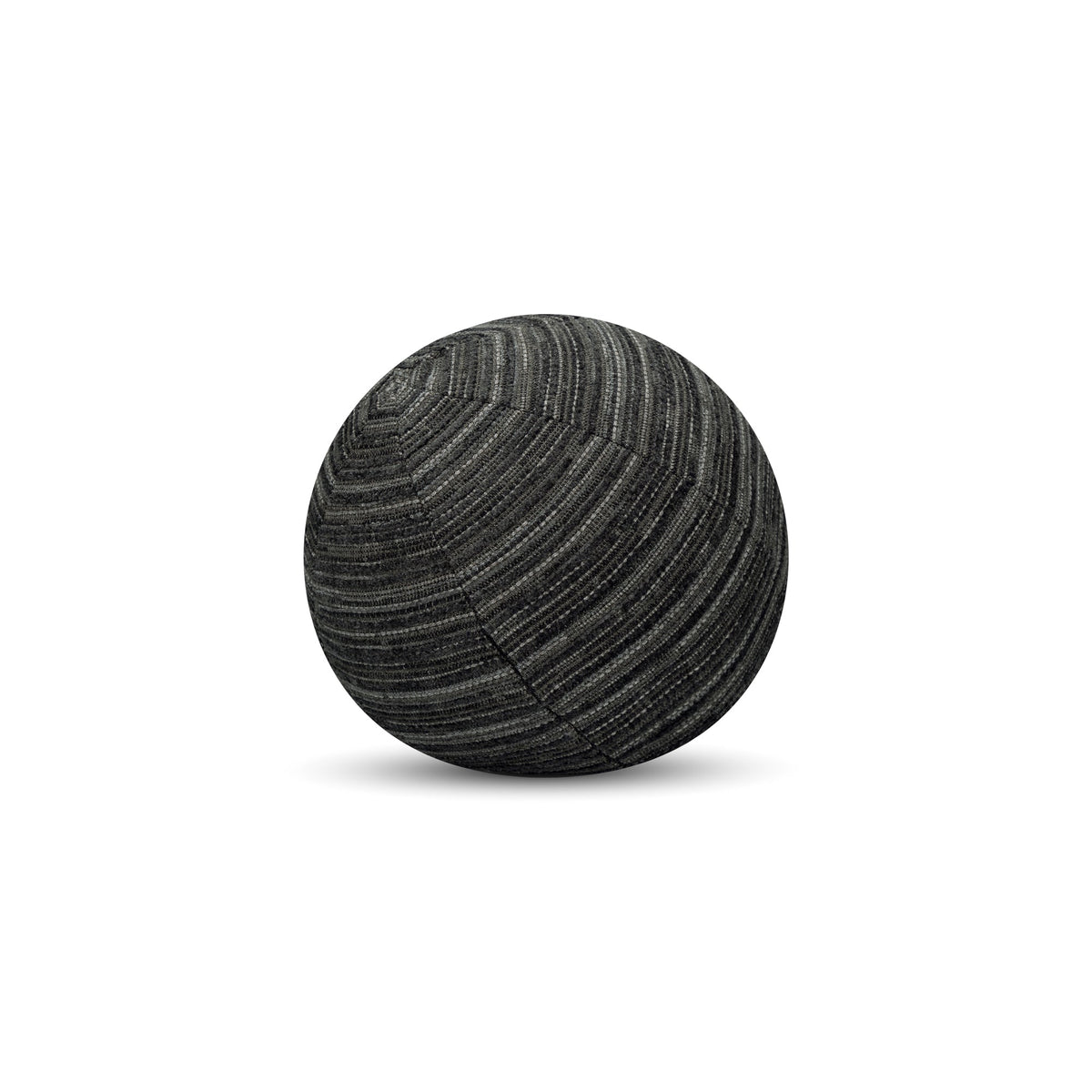Elaine Smith Luxe Stripe Charcoal Outdoor Pillow