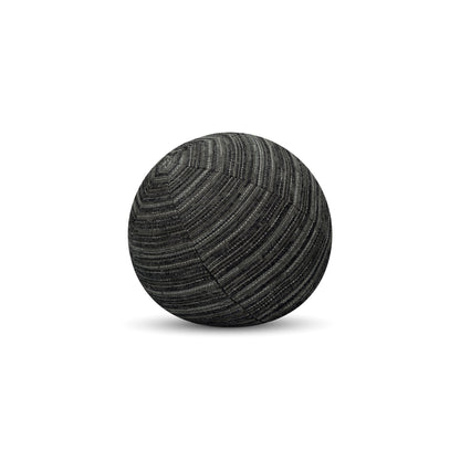 Elaine Smith Luxe Stripe Charcoal Outdoor Pillow