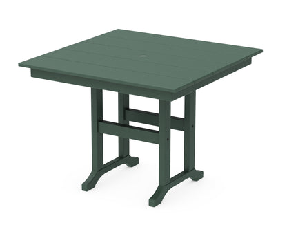 POLYWOOD Farmhouse 37" Dining Table in Green