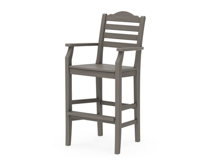 POLYWOOD Savannah Bar Arm Chair in Driftwood