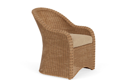 Lloyd Flanders Tobago Dining Armchair with Hayden Sand fabric, view 3