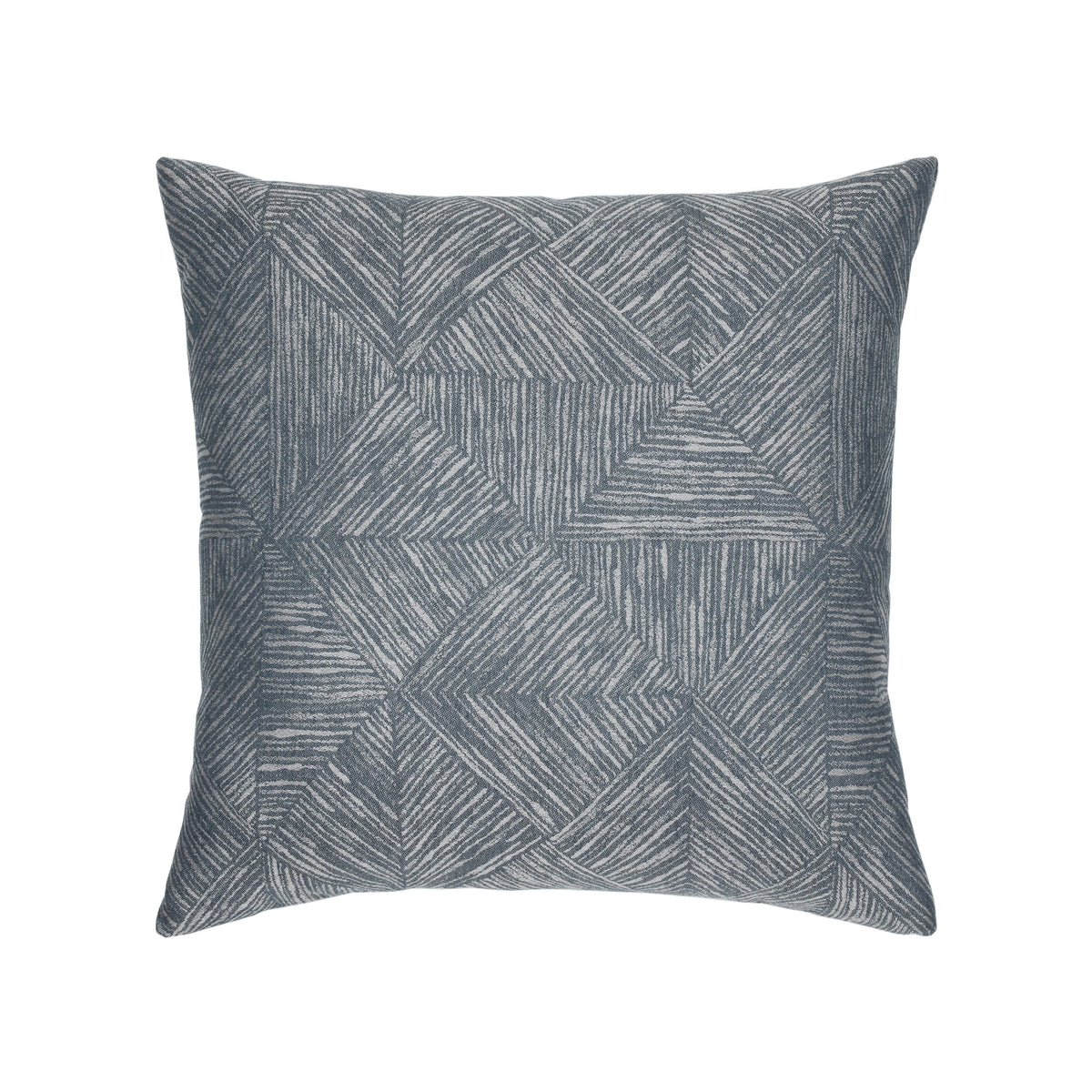 Elaine Smith Reimagine Denim Outdoor Pillow