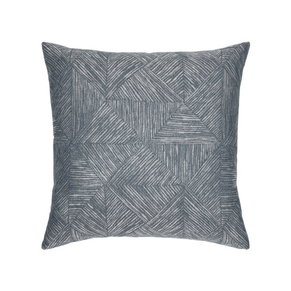 Elaine Smith Reimagine Denim Outdoor Pillow