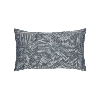 Elaine Smith Reimagine Denim Outdoor Pillow - front