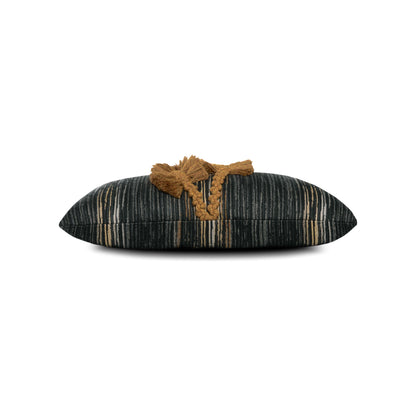Elaine Smith Ingenuity Harvest outdoor pillow, gold and orange - view 7