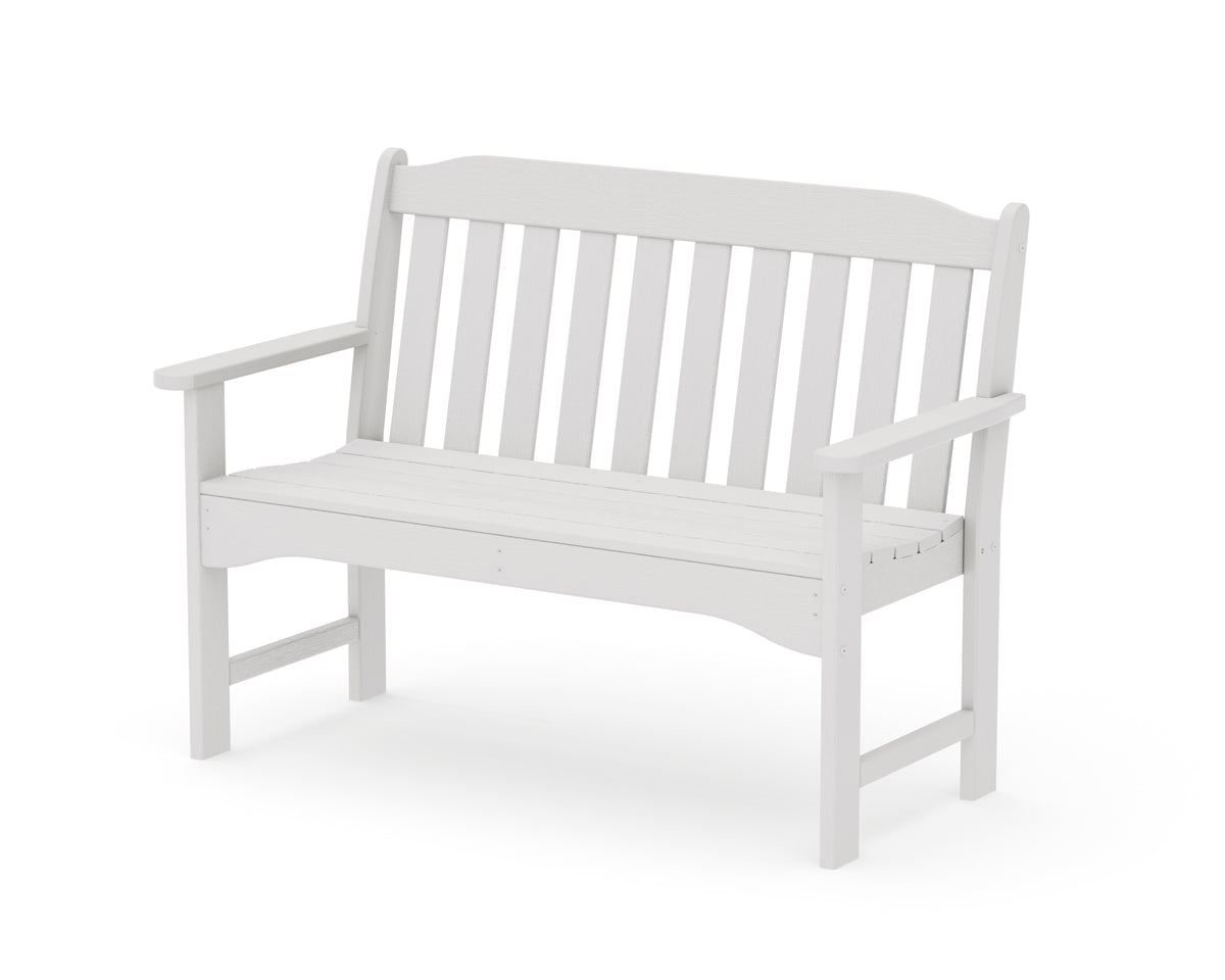 POLYWOOD Country Living 48" Garden Bench in Vintage White