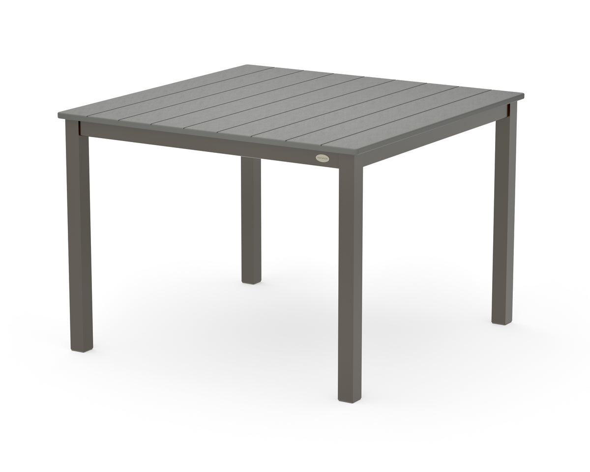 POLYWOOD Main Street 42 x 42 Dining Table in Bronze / Slate Grey