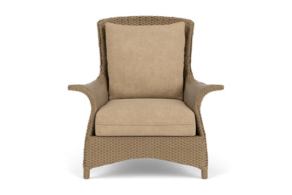 Lloyd Flanders Mandalay Lounge Chair in Fawn with Hayden Sand fabric