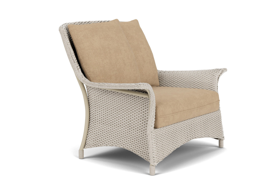 Lloyd Flanders Mandalay Chair and a Half in Linen with Hayden Sand fabric, view 3