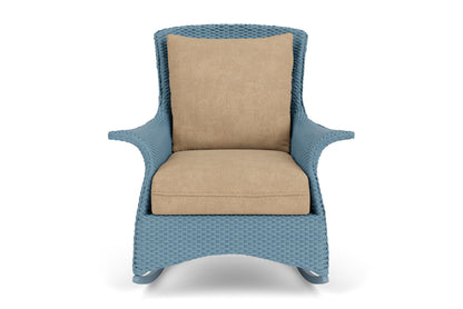 Lloyd Flanders Mandalay Lounge Rocker in Stillwater with Hayden Sand fabric