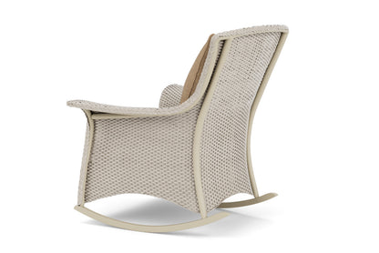 Lloyd Flanders Mandalay Lounge Rocker in Linen with Hayden Sand fabric, view 8