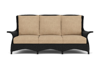 Lloyd Flanders Mandalay Sofa in Ebony with Hayden Sand fabric