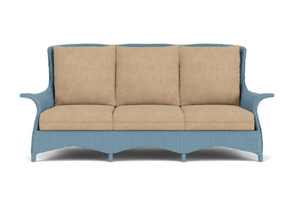 Lloyd Flanders Mandalay Sofa in Stillwater with Hayden Sand fabric