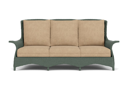Lloyd Flanders Mandalay Living Room Set in Spruce with Hayden Sand fabric