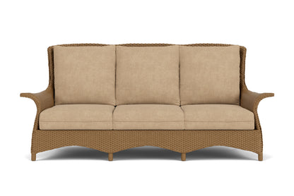 Lloyd Flanders Mandalay Sofa in Hickory with Hayden Sand fabric