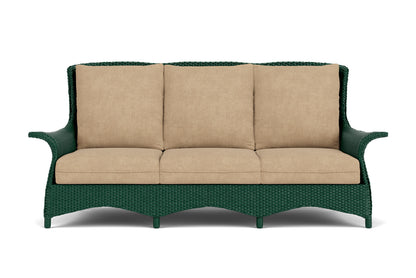 Lloyd Flanders Mandalay Living Room Set in Woodland with Hayden Sand fabric