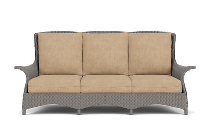 Lloyd Flanders Mandalay Living Room Set in Pewter with Hayden Sand fabric