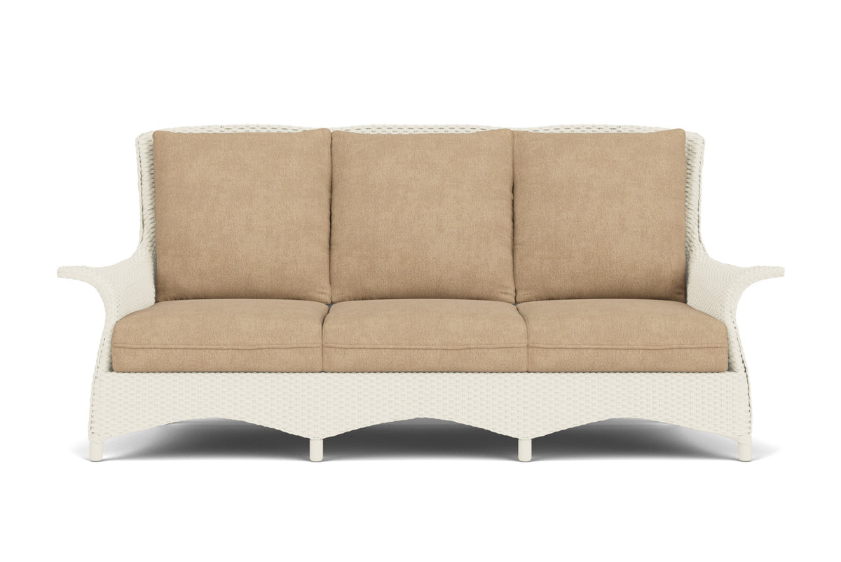 Lloyd Flanders Mandalay Sofa in Ivory with Hayden Sand fabric