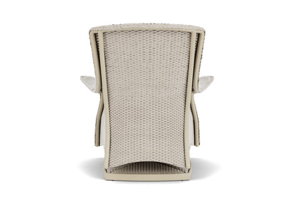 Lloyd Flanders Mandalay Swivel Rocker Lounge Chair in Linen with Hayden Sand fabric, view 7