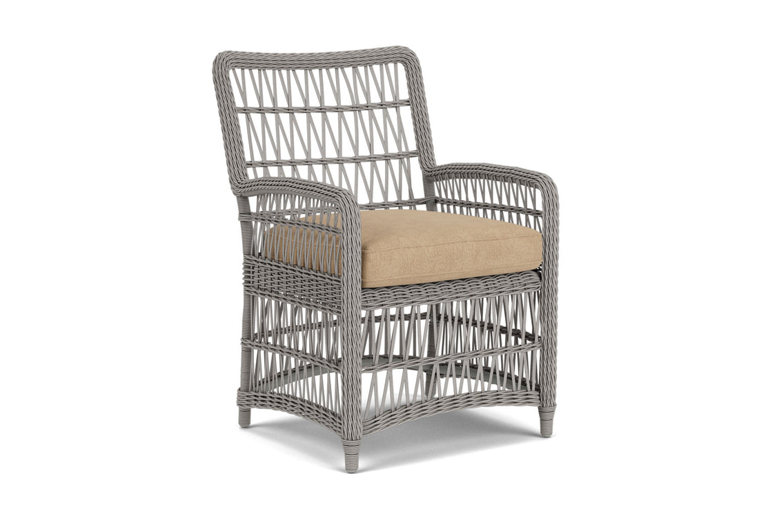Lloyd Flanders Mackinac Dining Set with Hayden Sand fabric, view 2