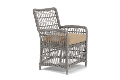 Lloyd Flanders Mackinac Dining Set with Hayden Sand fabric, view 3
