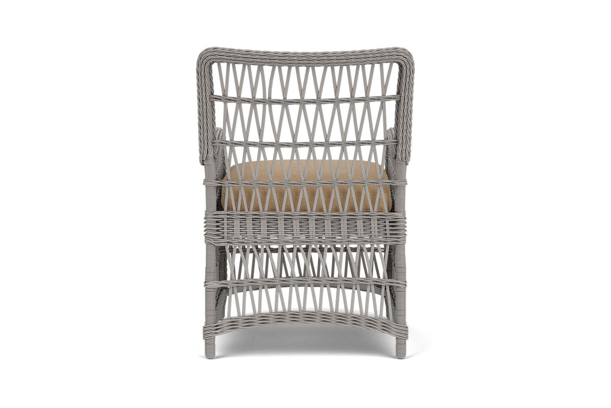 Lloyd Flanders Mackinac Dining Set with Hayden Sand fabric, view 7