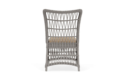 Lloyd Flanders Mackinac Armless Dining Chair with Hayden Sand fabric, view 7