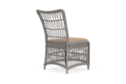Lloyd Flanders Mackinac Armless Dining Chair with Hayden Sand fabric, view 6