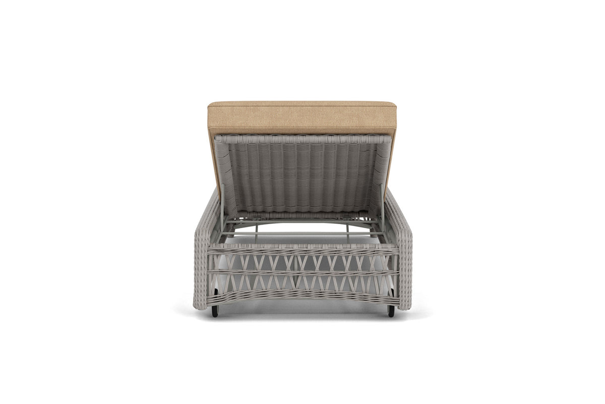 Lloyd Flanders Mackinac Chaise with Hayden Sand fabric, view 7