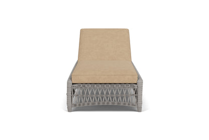 Lloyd Flanders Mackinac Chaise with Hayden Sand fabric