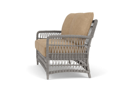 Lloyd Flanders Mackinac Conversation Set with Hayden Sand fabric, view 9