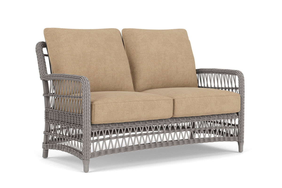 Lloyd Flanders Mackinac Conversation Set with Hayden Sand fabric, view 2