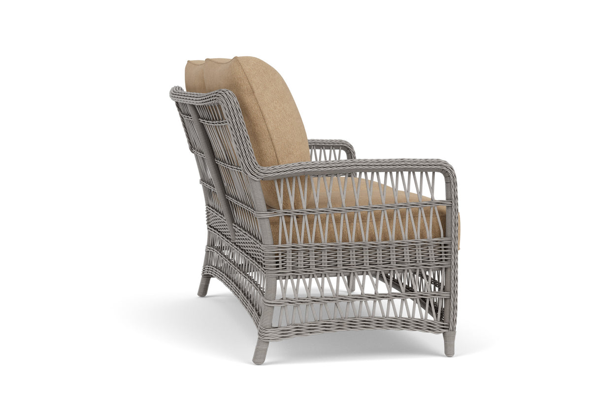 Lloyd Flanders Mackinac Conversation Set with Hayden Sand fabric, view 5