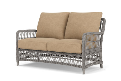 Lloyd Flanders Mackinac Loveseat with Hayden Sand fabric, view 10