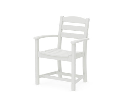 POLYWOOD La Casa Café Dining Arm Chair in Vintage White