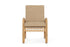 Lloyd Flanders Riviera Dining Armchair with Hayden Sand fabric