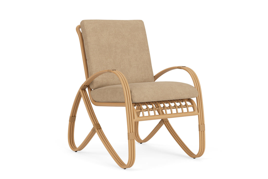 Lloyd Flanders Riviera Dining Set with Hayden Sand fabric, view 2