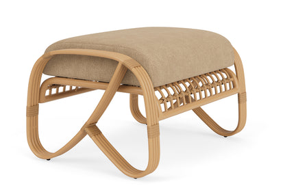 Lloyd Flanders Riviera Ottoman with Hayden Sand fabric, view 8